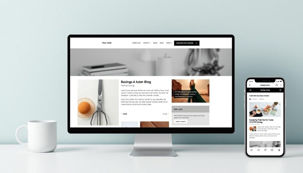 Layout responsive per blog